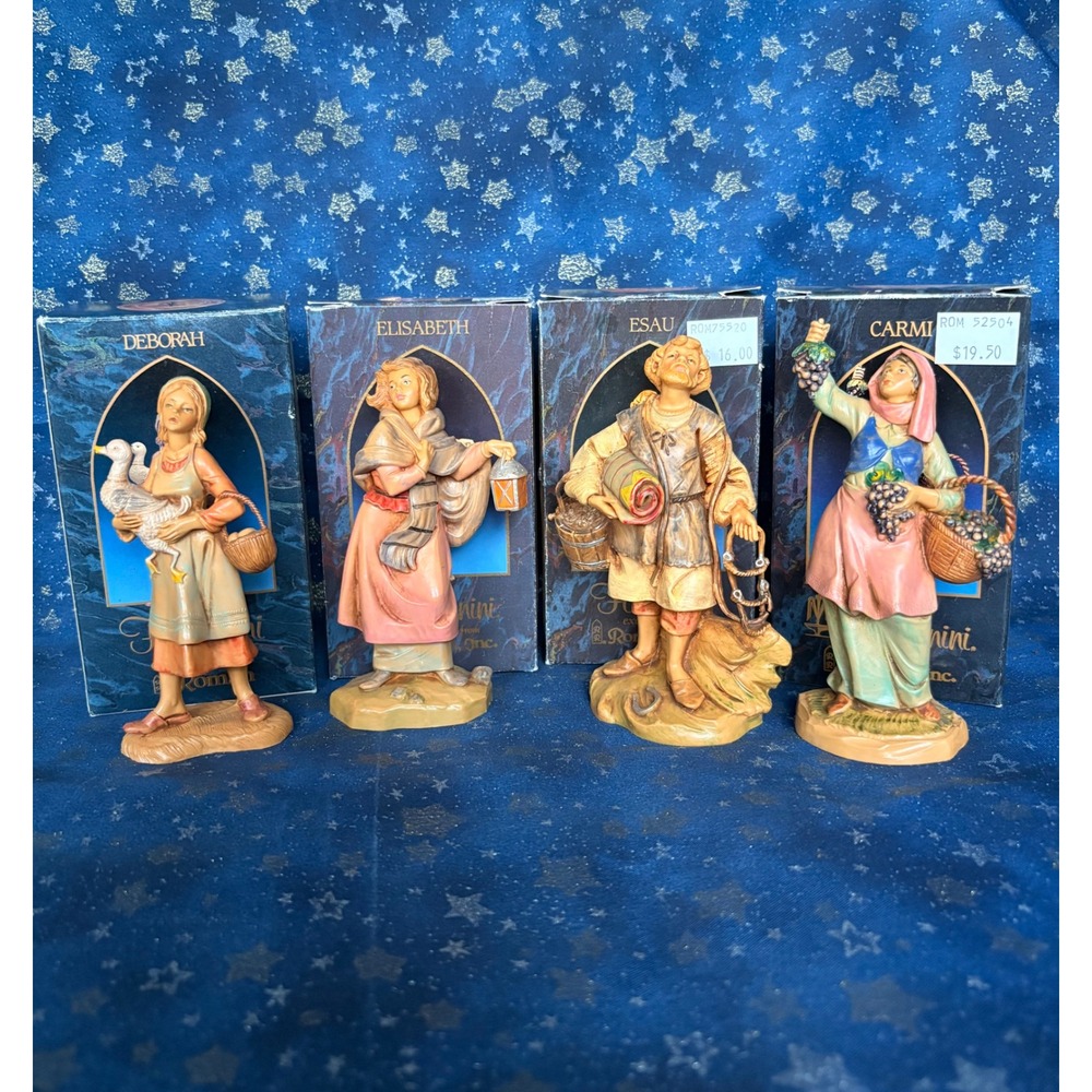Fontanini Heirloom Nativity 5in Set of 4 Deborah Elisabeth Esau Carmi Roman Inc